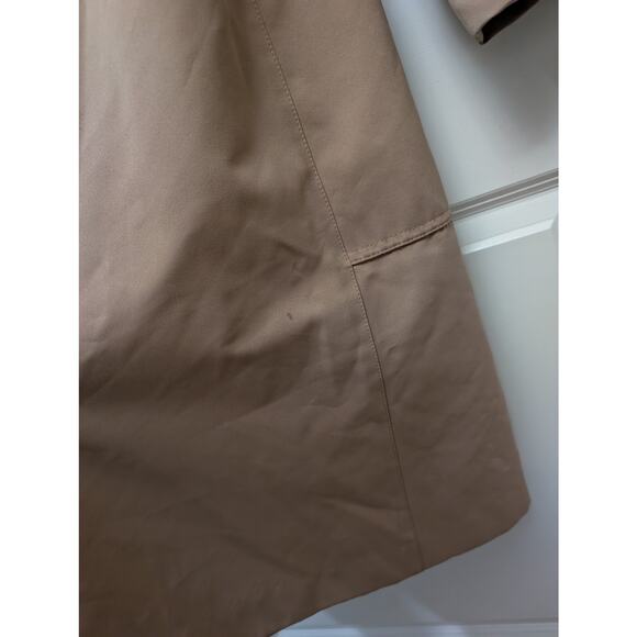 Vintage Forecaster International Trench Coat Lined Jacket Tan Brown Button Front - Picture 4 of 14